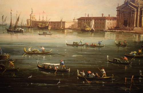 Antiquités - Venice, Panorama of the Grand Canal - José Martorell Puidomenech (1800-1900)